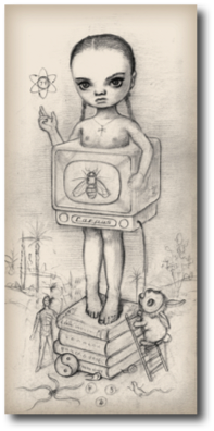 Kate
Mark Ryden, 2001
12” x 6” Kate
Mark Ryden, 2001
12” x 6”