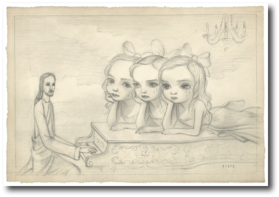 Piano Man Drawing
Mark Ryden, 2010
11” x 16” Piano Man Drawing
Mark Ryden, 2010
11” x 16”