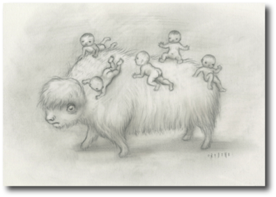 Yak With Babies
Mark Ryden, 2008
8” x 10” Yak With Babies
Mark Ryden, 2008
8” x 10”
